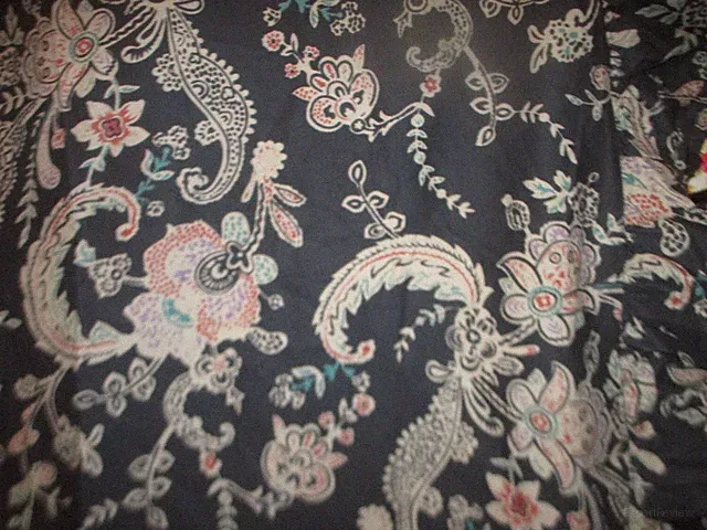 2 Ralph Lauren Home Alexander Charcoal Euro Shams Black Floral Ruffle 26x26 in