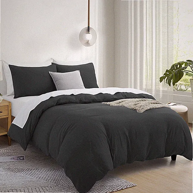 3 Piece Duvet Cover Set 1800 Series Hotel Quality Ultra Soft Quilt Cover Sets US