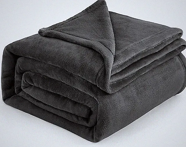 350GSM LUXURY FLEECE BLANKET SOFT PLUSH REVERSIBLE | WARM COZY & PREMIUM QUALITY
