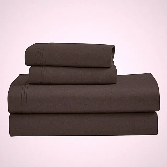 Egyptian Cotton 1000 Thread Count Solid Deep Pocket 4 Piece Bed Sheet Set