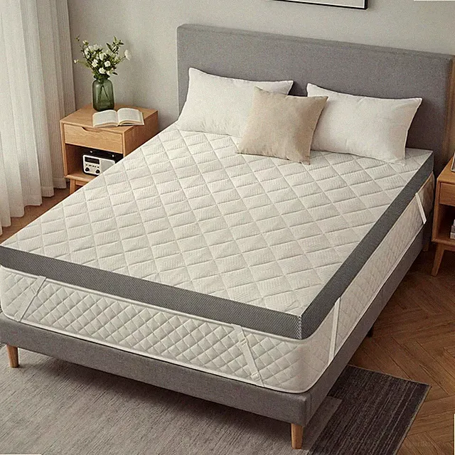 Extra Firm Mattress Topper King, 3 Inch High-Density Foam Mattress Pad, Pain Rel