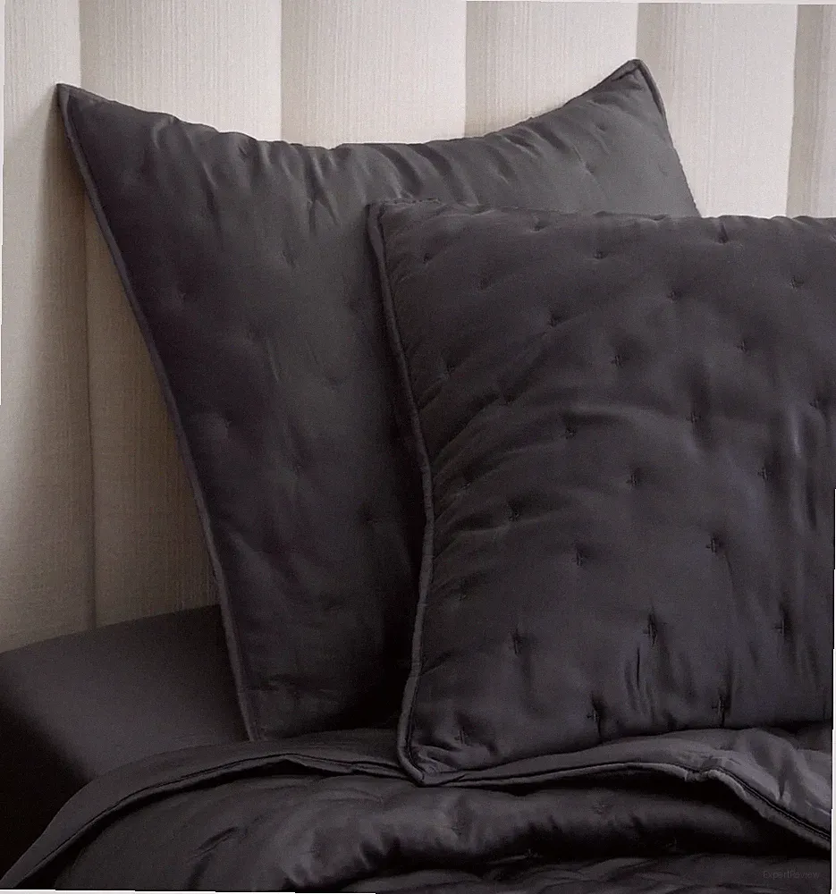NWOT! - Quince Organic Bamboo Charcoal Euro Set Of 2 Shams! 26" X 26" (T13)